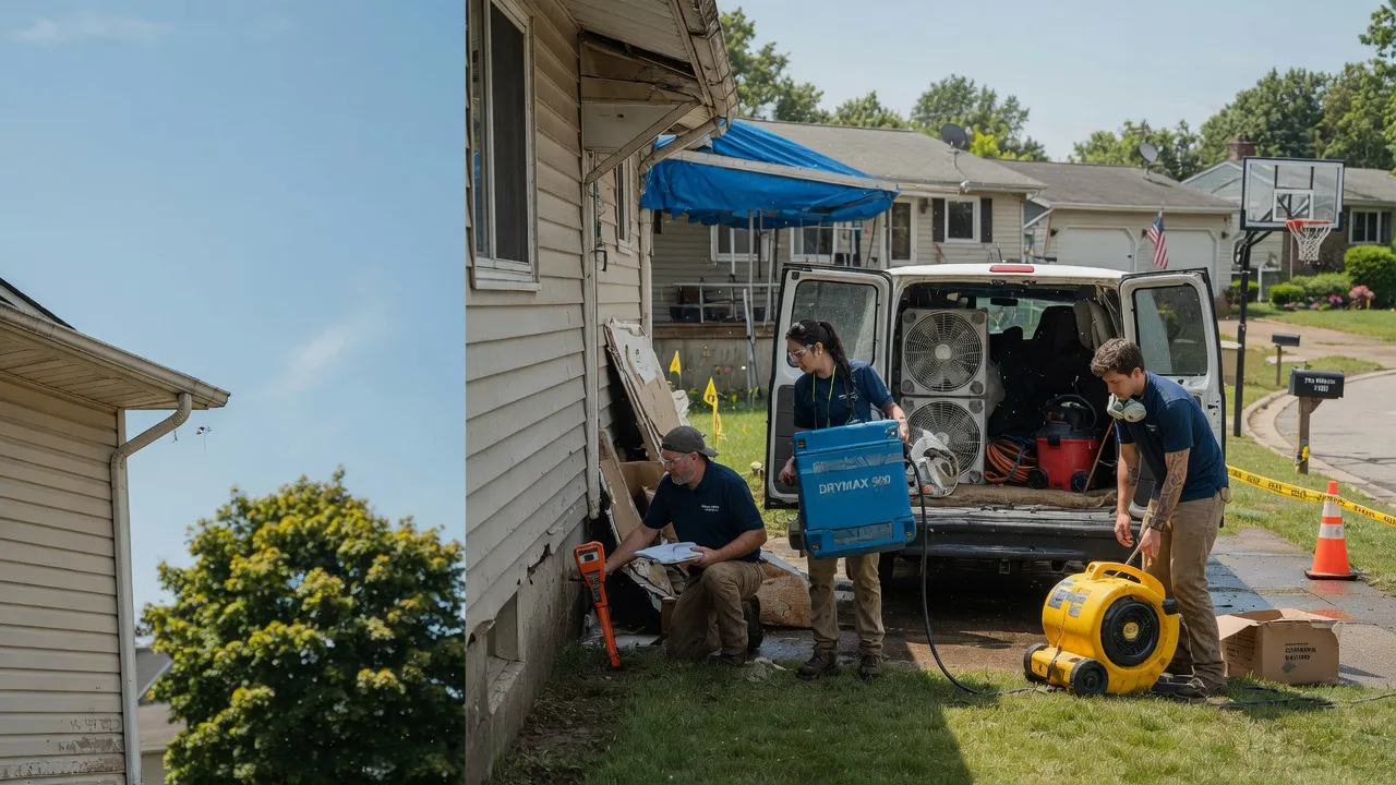 Ceiling Leak Cleanup in Garden City, MI near me